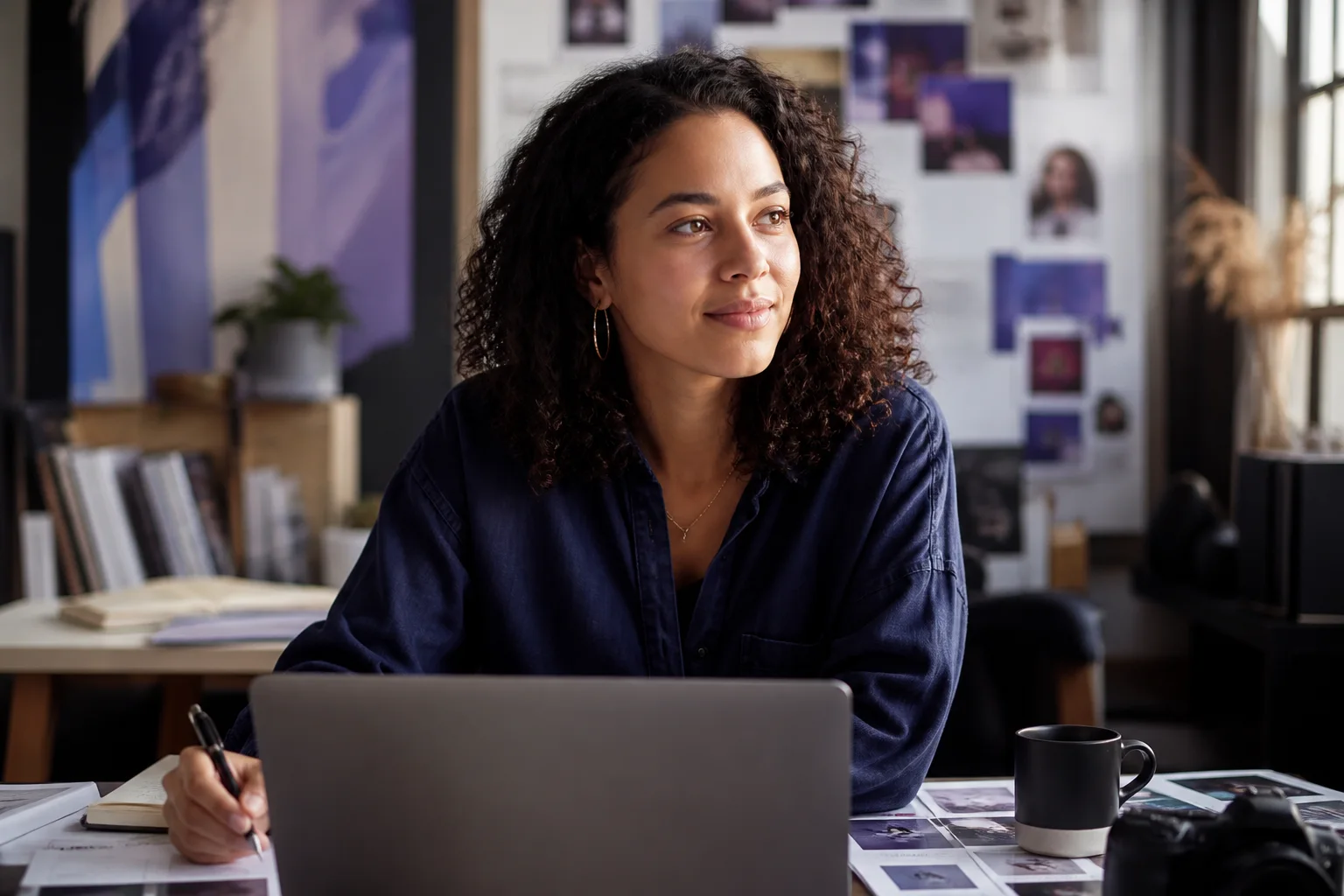 Marketing & Content Writer at work