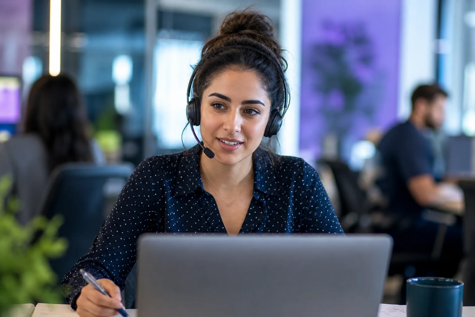Sales Development Rep at work